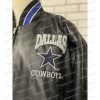 Vintage 90s NFL Dallas Cowboys Leather Black Jacket
