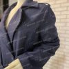 Womens Wool Blue Peacoat