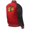 Youth Chicago Blackhawks Red Satin Jacket