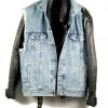 Triple H Denim Leather Jacket