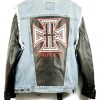 Triple H Denim Leather Jacket