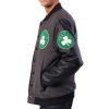 Boston Celtics Charcoal and Black Jacket