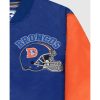 Denver Broncos Satin Full Snap Jacket