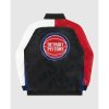 Detroit Pistons Varsity Full Snap Jacket For Men