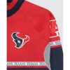 Houston Texans Full Zip Red & Black Jacket