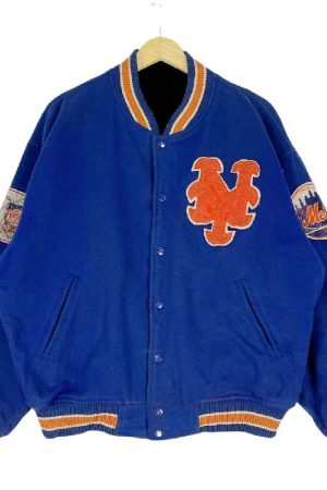 MLB Blue Major League New York Mets Jacket