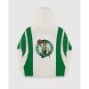 Men Boston Celtics Half Zip Hooded Jacket