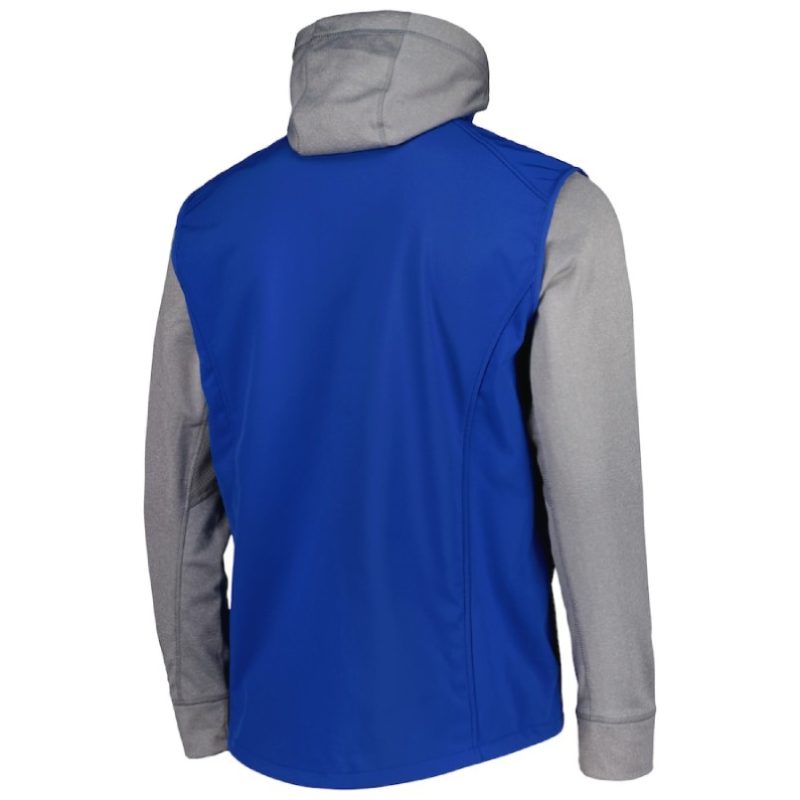 Men Kansas City Royals Royal & Heather Gray Jacket