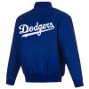 Men Los Angeles Dodgers Royal Varsity Jacket