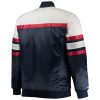 Men St. Louis Cardinals Navy & Red Satin Jacket