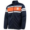 Mens Detroit Tigers Navy Blue & Orange Jackets