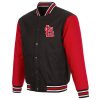 Mens St. Louis Cardinals Black & Red Jackets
