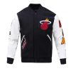 Miami Heat Classic Wool Black & White Jacket