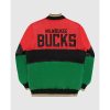 Milwaukee Bucks Varsity Full Snap Jacket