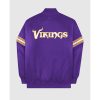 Minnesota Vikings Varsity Full Snap Jacket