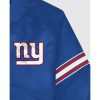 New York Giants Varsity Satin Full Snap Jackets