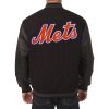 New York Mets Black Varsity JH Design Jackets
