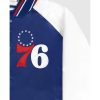 Philadelphia 76ers Varsity Satin Full Snap Jackets