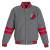 Portland Trail Blazers Gray Wool Jacket