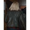Rain Dogs 2023 Daisy May Cooper Black Leather Jacket