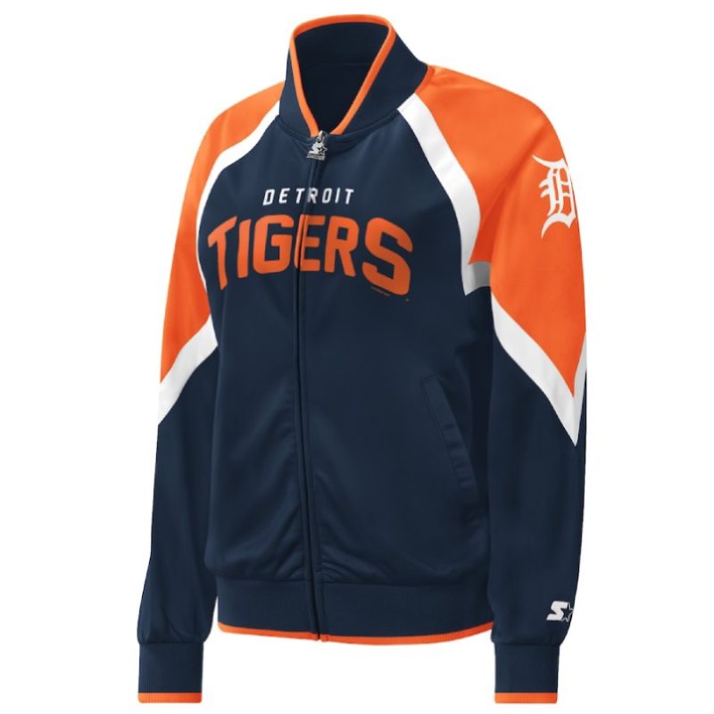 Womens Detroit Tigers Blue & Orange Jackets