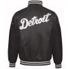 Starter Detroit Tigers Old English D Patent Jacket