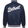 Starter Detroit Tigers Old English D Patent Satin Jacket