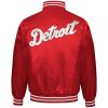 Starter Detroit Tigers Old English D Patent Satin Jackets