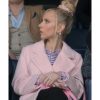 Ted Lasso S03 Juno Temple Pink Belted Coat For Women
