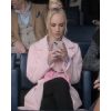 Ted Lasso S03 Juno Temple Pink Belted Pink Coat