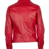 Women’s Real Leather Cafe Racer Jacket