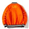 Leora Toy Hip Hop Orange Varsity Jacket