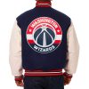 JH Design Washington Wizards Wool Leather Jacket