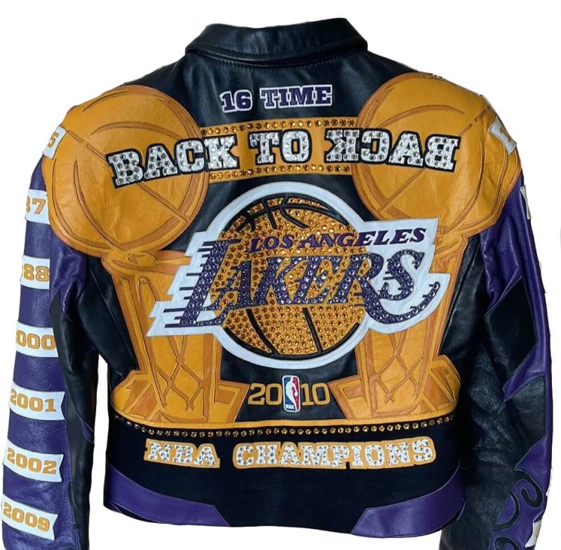 LA Lakers 16 Time Back To Back Championship Jacket