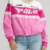 Pink Polo Racer Jacket