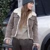 The Mother Jennifer Lopez Brown Jacket