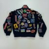 Vintage NBA Teams Patches Jeff Hamilton Wool Jacket