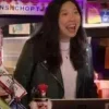 Awkwafina is Nora from Queens Awkwafina Leather Jacket