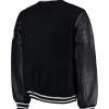 Varsity NY Yankees Black Wool/Leather Jacket