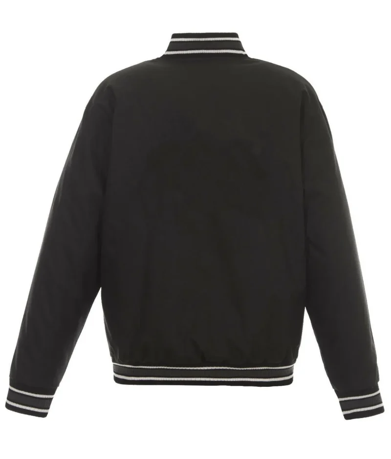 Black Charlotte Hornets Poly Twill Jacket