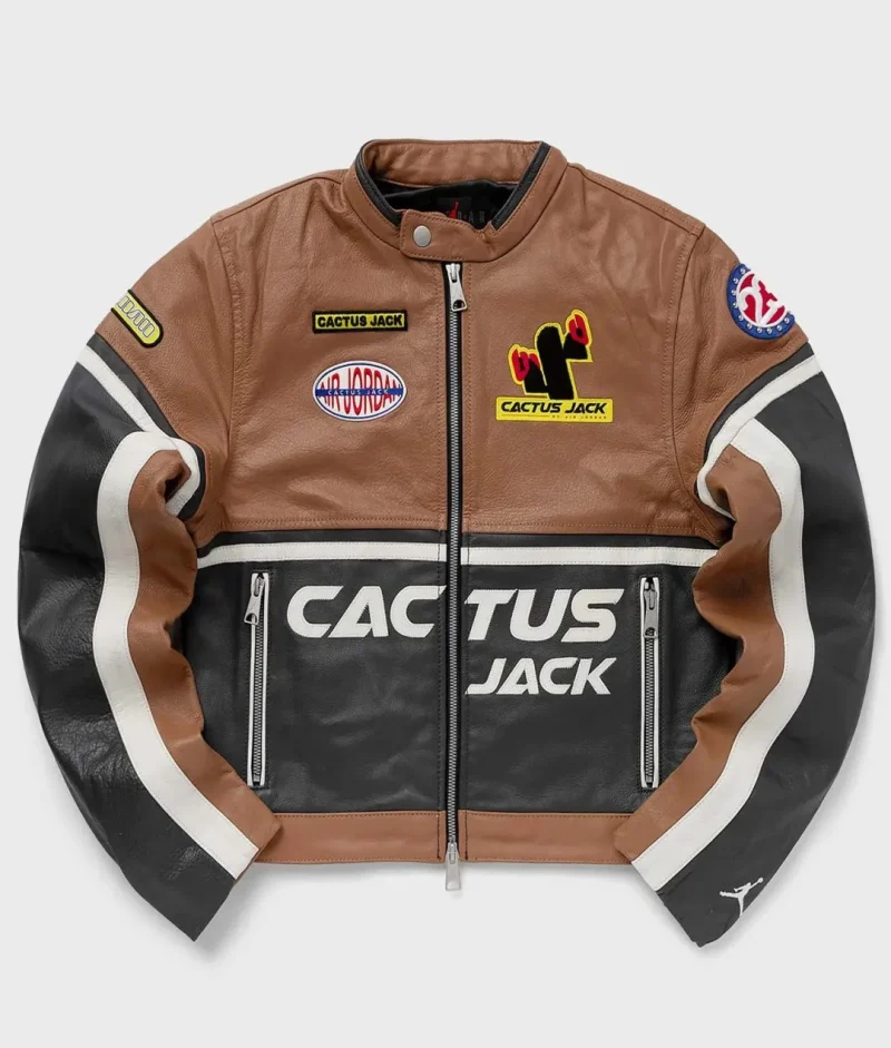 Cactus Air Jordan Leather Jacket