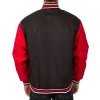 Chicago Blackhawks Black and Red Poly-Twill Jacket
