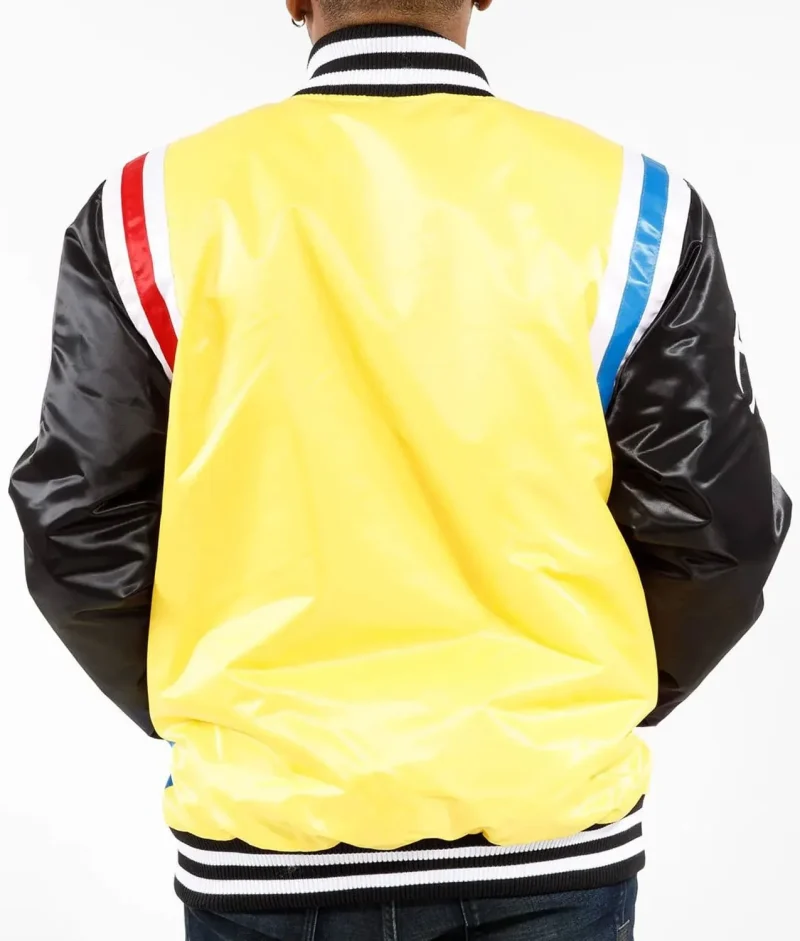 Denver Nuggets Color Block Satin Jacket