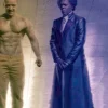 Elijah Price Glass Leather Coat