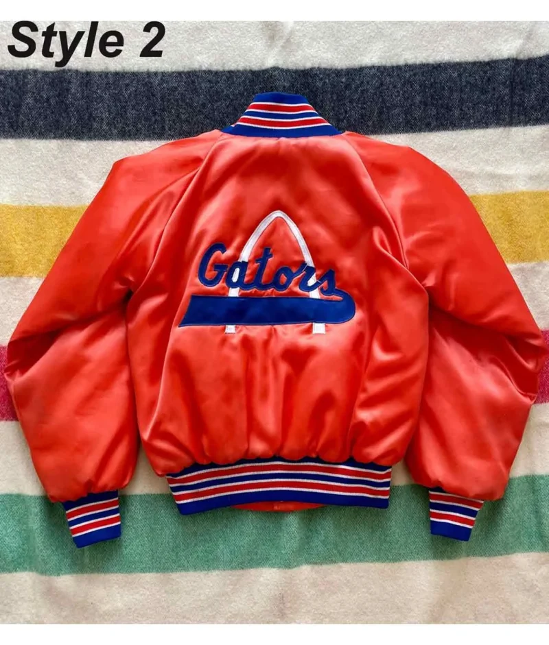 Florida Gators Orange Satin Jacket