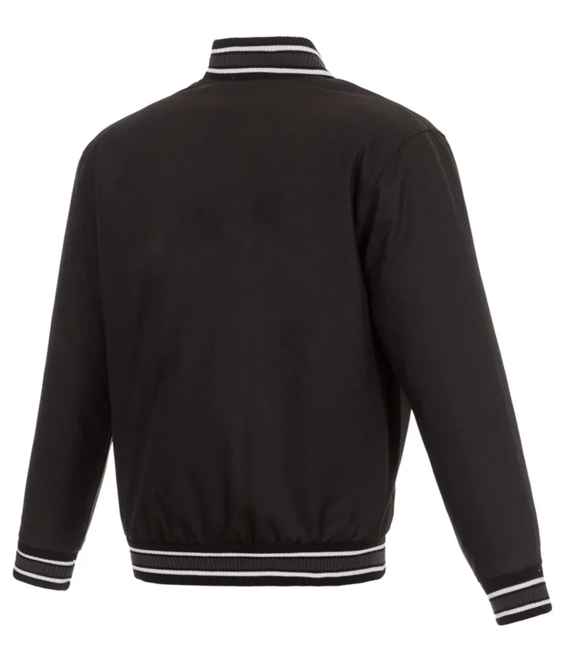 Golden State Warriors Poly-Twill Black Jacket