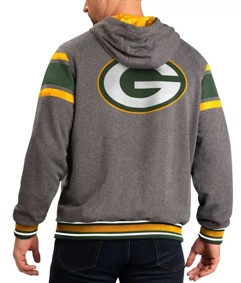 Gray Green Bay Packers Extreme Hoodie