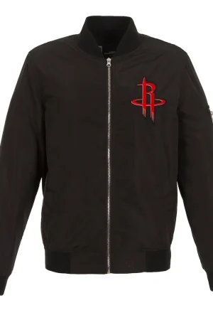 Houston Rockets Bomber Lightweight Nylon Jacket