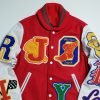 LA Street Fashion Rock Stadium Patches Flight Bomber Jacket