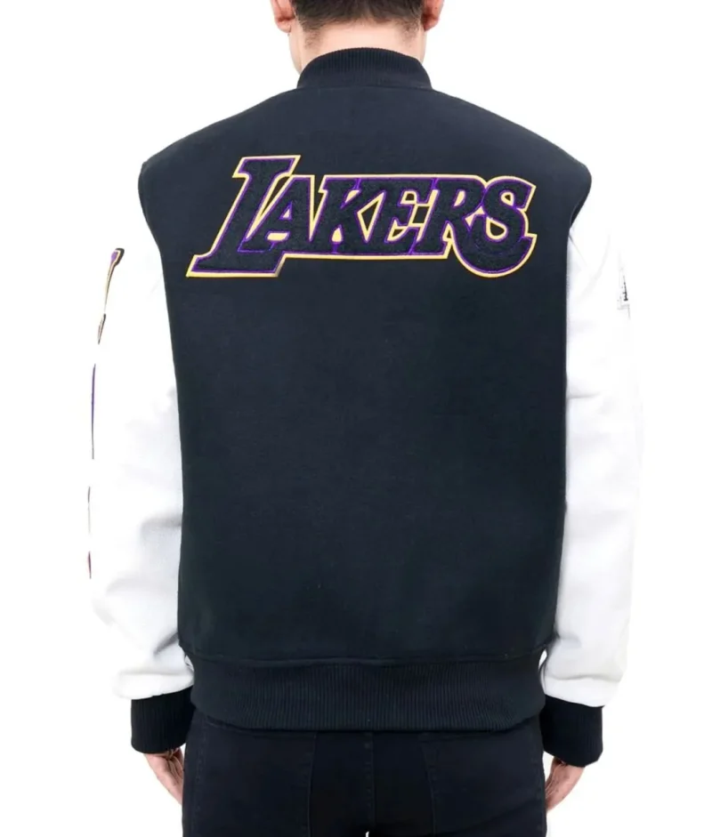 Logo Blended Los Angeles Lakers Varsity Jacket